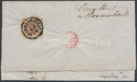 1851 2 x 6kr ajánlott levélen Gróf Teleki Sámuelnek / 2 x 6kr on registered cover 'HERRMANNSTADT' - 'RECOM' - Marosvásárhely