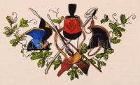 Díszes katonai levélpapír Lugosról
Fancy stationery (military) from Lugos