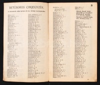 1938 Közlekedés. Bérkocsi viteldijjelző. Taxamérő Betűsoros címjegyzék. Kissé viseltes állapotban.
