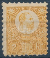 1871 Réznyomat 2kr narancs sárga (10.000)