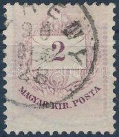 1881 2kr elfogazva, kopott lemez