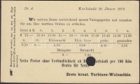 1879 Használatlan előnyomott díjjegyes levezőlap