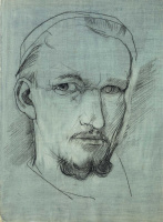 Gácsi Mihály (1926-1987): Férfi portré (Önarckép?)